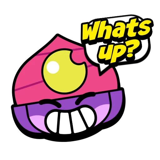 Sticker from the "brawl stars" sticker pack