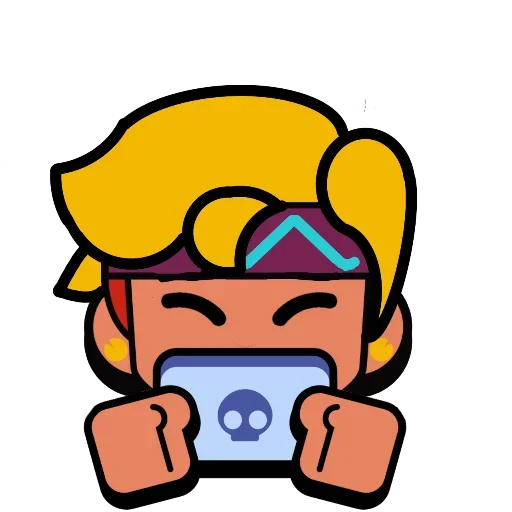 Sticker from the "brawl stars" sticker pack