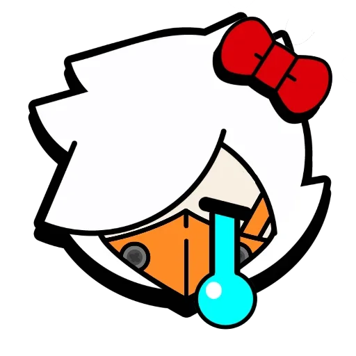 Sticker from the "brawl stars" sticker pack