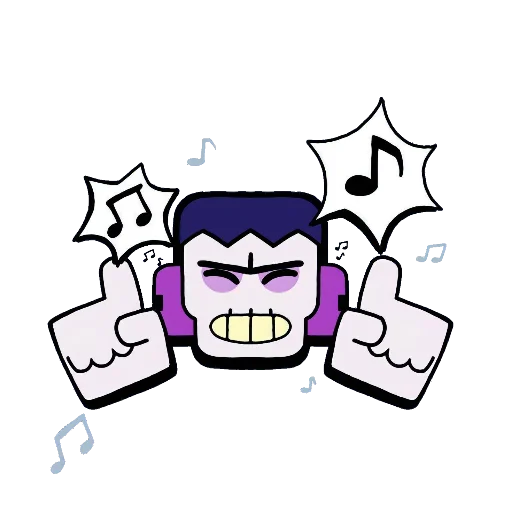 Sticker from the "brawl stars" sticker pack