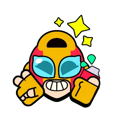 Sticker from the "brawl stars" sticker pack