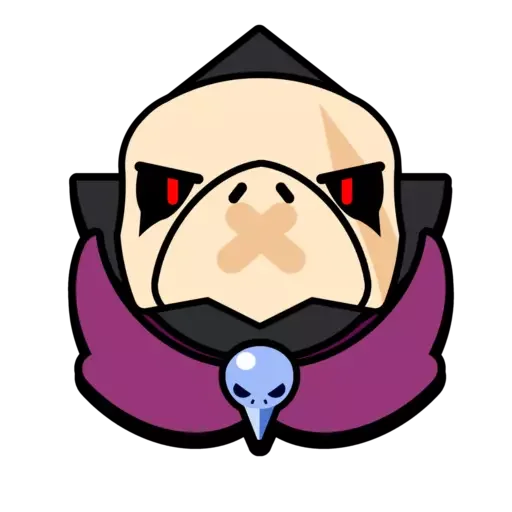 Sticker from the "brawl stars" sticker pack