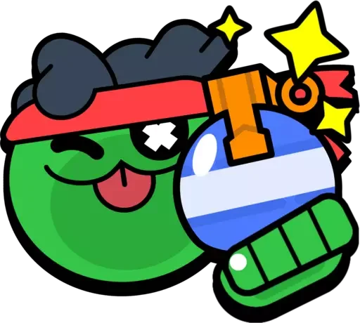 Sticker from the "brawl stars" sticker pack