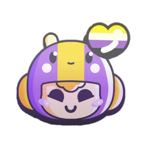 Sticker from the "brawl stars" sticker pack