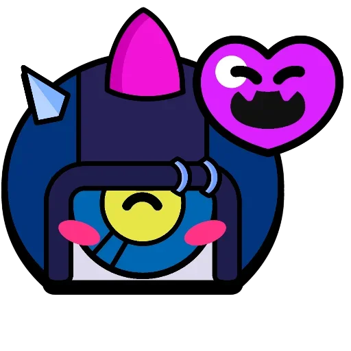 Sticker from the "brawl stars" sticker pack