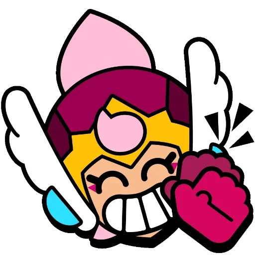 Sticker from the "brawl stars" sticker pack