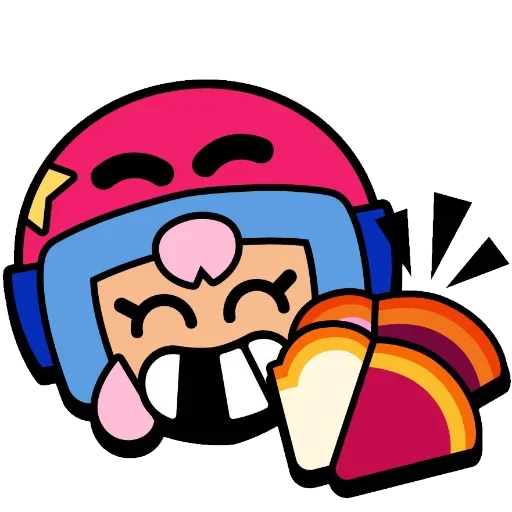 Sticker from the "brawl stars" sticker pack