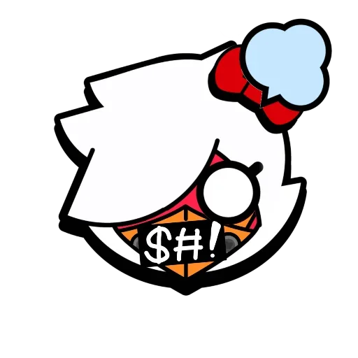 Sticker from the "brawl stars" sticker pack