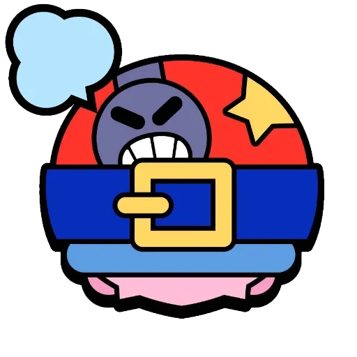 Sticker from the "brawl stars" sticker pack