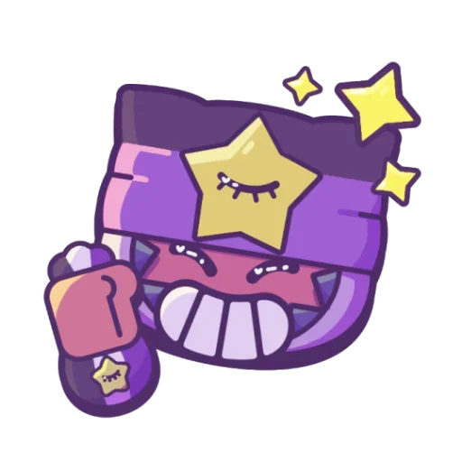 Sticker from the "brawl stars" sticker pack