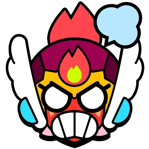 Sticker from the "brawl stars" sticker pack