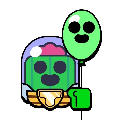 Sticker from the "brawl stars" sticker pack