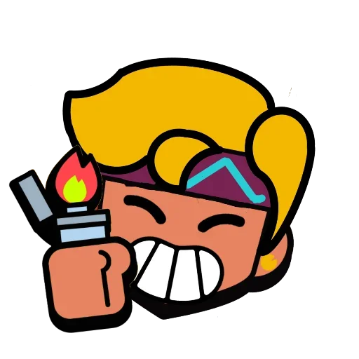 Sticker from the "brawl stars" sticker pack