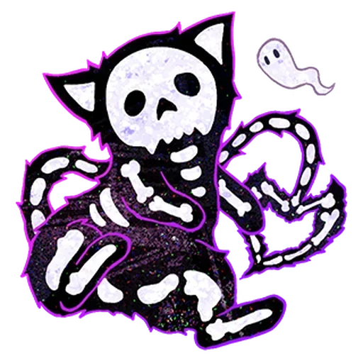 Sticker from the "Halloween Space Cat 🎃" sticker pack