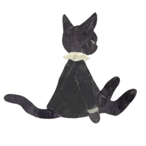 Sticker from the "Cat and Rabbit in Wonderland" sticker pack