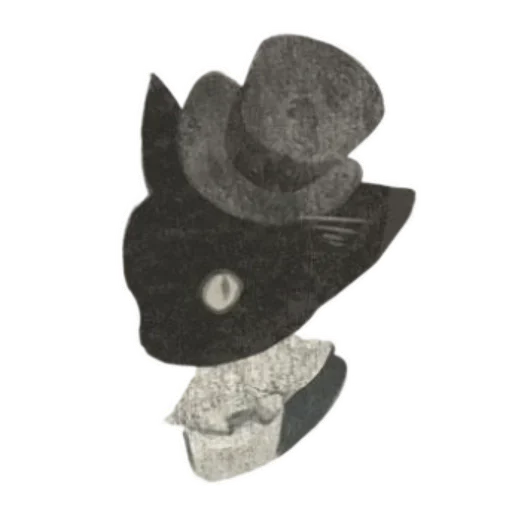 Sticker from the "Cat and Rabbit in Wonderland" sticker pack