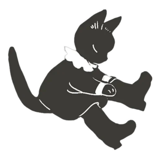 Sticker from the "Cat and Rabbit in Wonderland" sticker pack