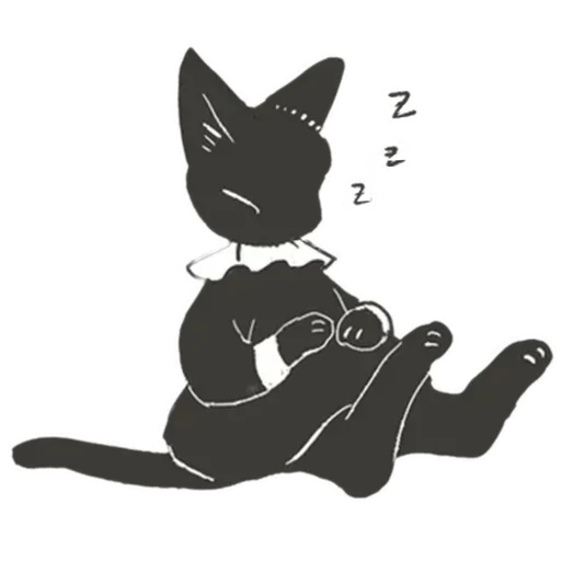 Sticker from the "Cat and Rabbit in Wonderland" sticker pack