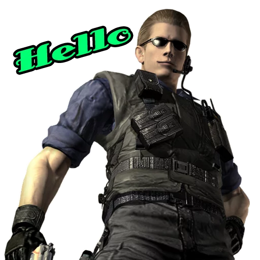 Sticker from the "Resident Evil" sticker pack