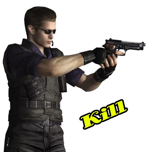 Sticker from the "Resident Evil" sticker pack