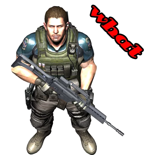 Sticker from the "Resident Evil" sticker pack