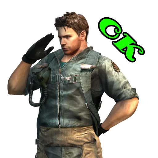 Sticker from the "Resident Evil" sticker pack