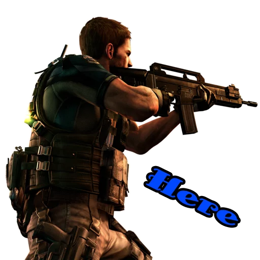 Sticker from the "Resident Evil" sticker pack