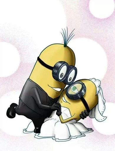 Sticker from the "minions_is_love" sticker pack