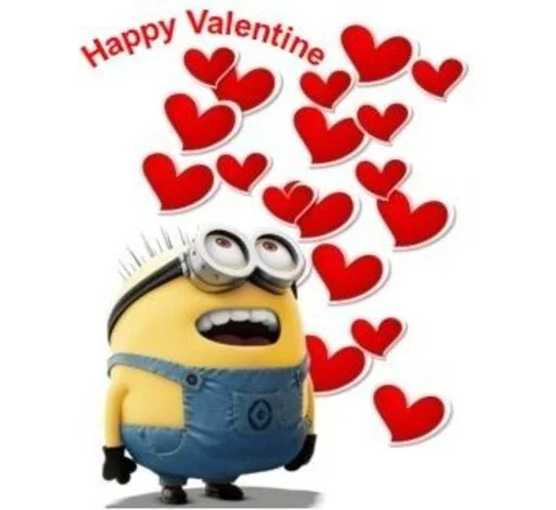 Sticker from the "minions_is_love" sticker pack