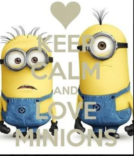 Sticker from the "minions_is_love" sticker pack