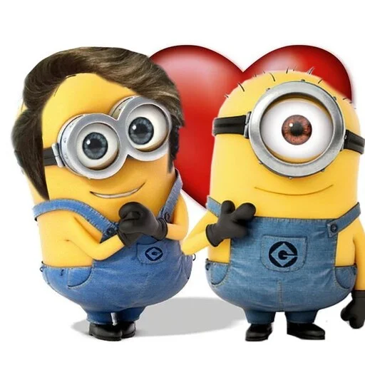 Sticker from the "minions_is_love" sticker pack