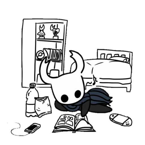 Sticker from the "Hollow Knight" sticker pack