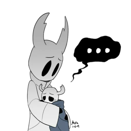 Sticker from the "Hollow Knight" sticker pack