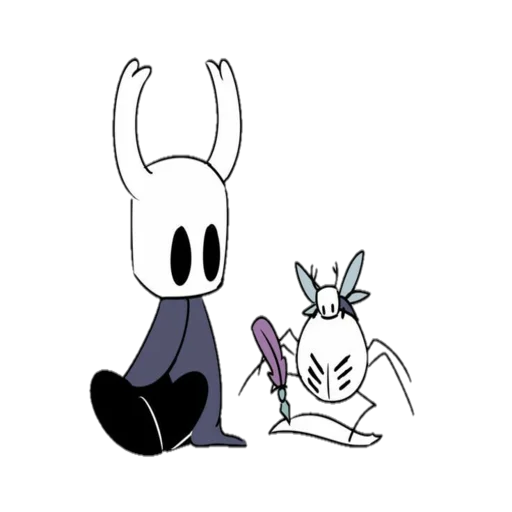 Sticker from the "Hollow Knight" sticker pack