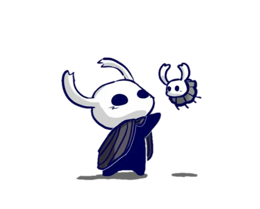 Sticker from the "Hollow Knight" sticker pack