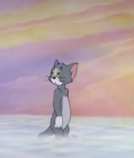 Стикер из набора "Tom And Jerry"