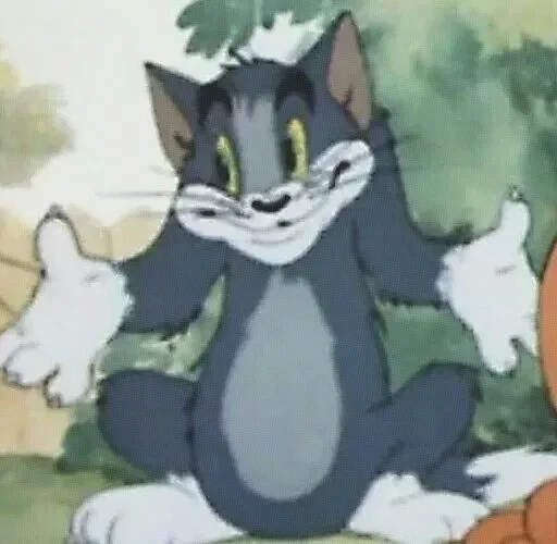 Sticker from the "Tom And Jerry" sticker pack