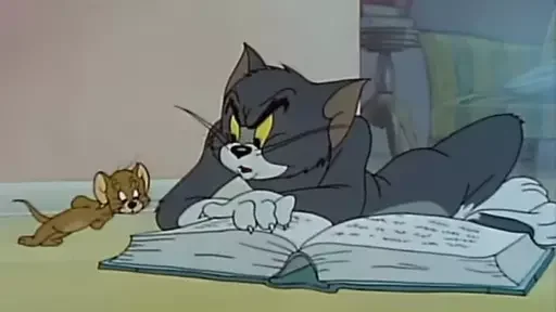 Стикер из набора "Tom And Jerry"