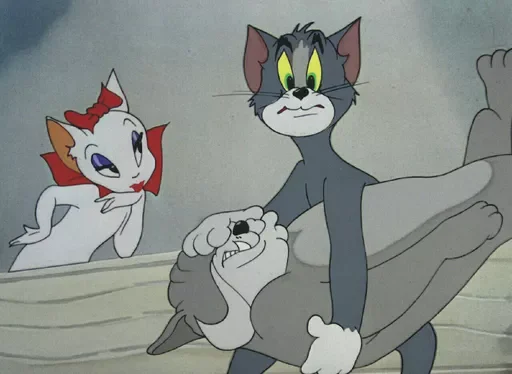 Стикер из набора "Tom And Jerry"