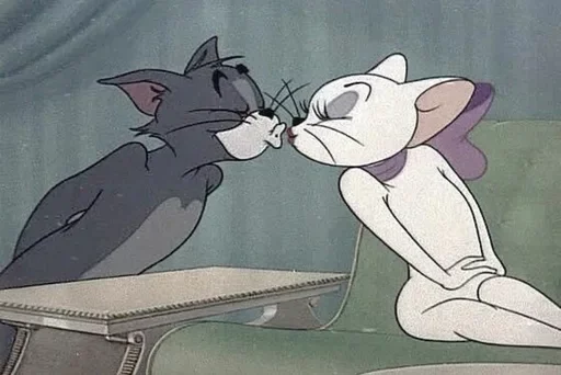 Стикер из набора "Tom And Jerry"