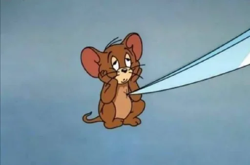 Sticker from the "Tom And Jerry" sticker pack