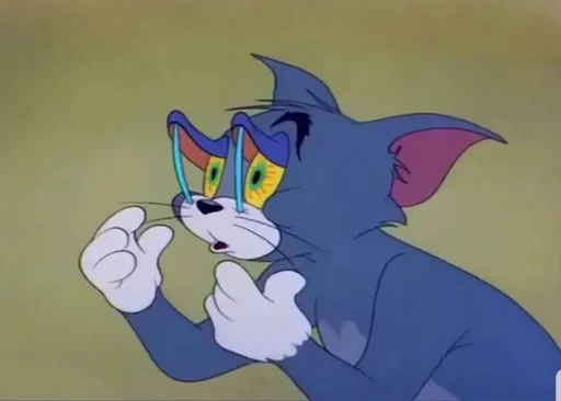 Стикер из набора "Tom And Jerry"