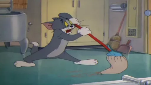 Стикер из набора "Tom And Jerry"