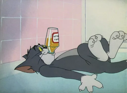 Sticker from the "Tom And Jerry" sticker pack