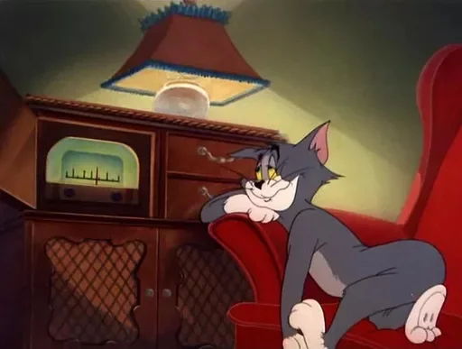 Стикер из набора "Tom And Jerry"