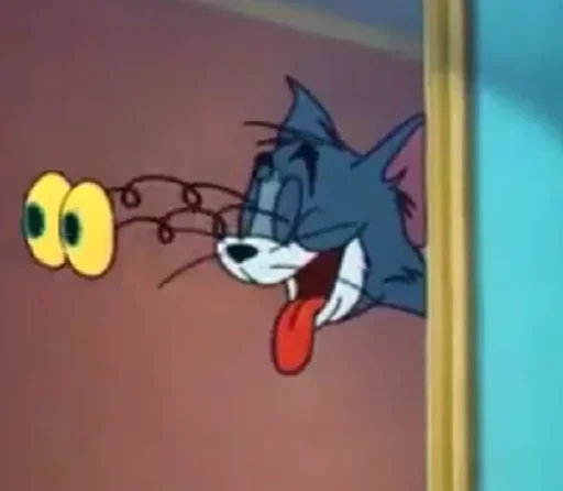 Стикер из набора "Tom And Jerry"