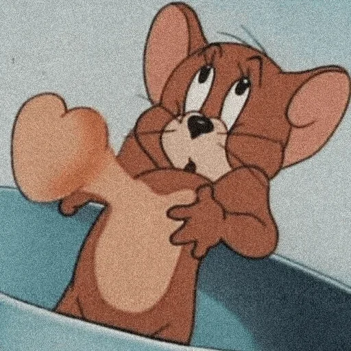 Стикер из набора "Tom And Jerry"