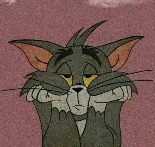 Стикер из набора "Tom And Jerry"