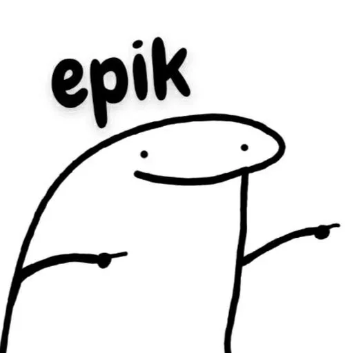 Sticker from the "Flork" sticker pack