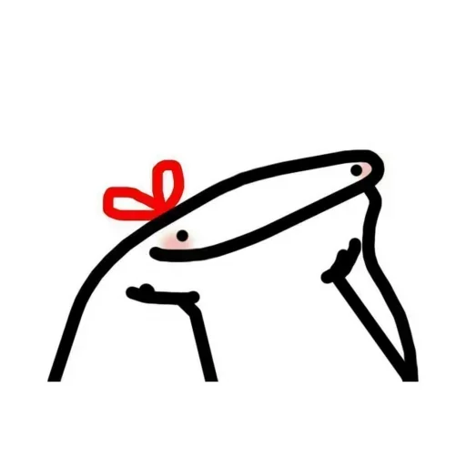 Sticker from the "Flork" sticker pack